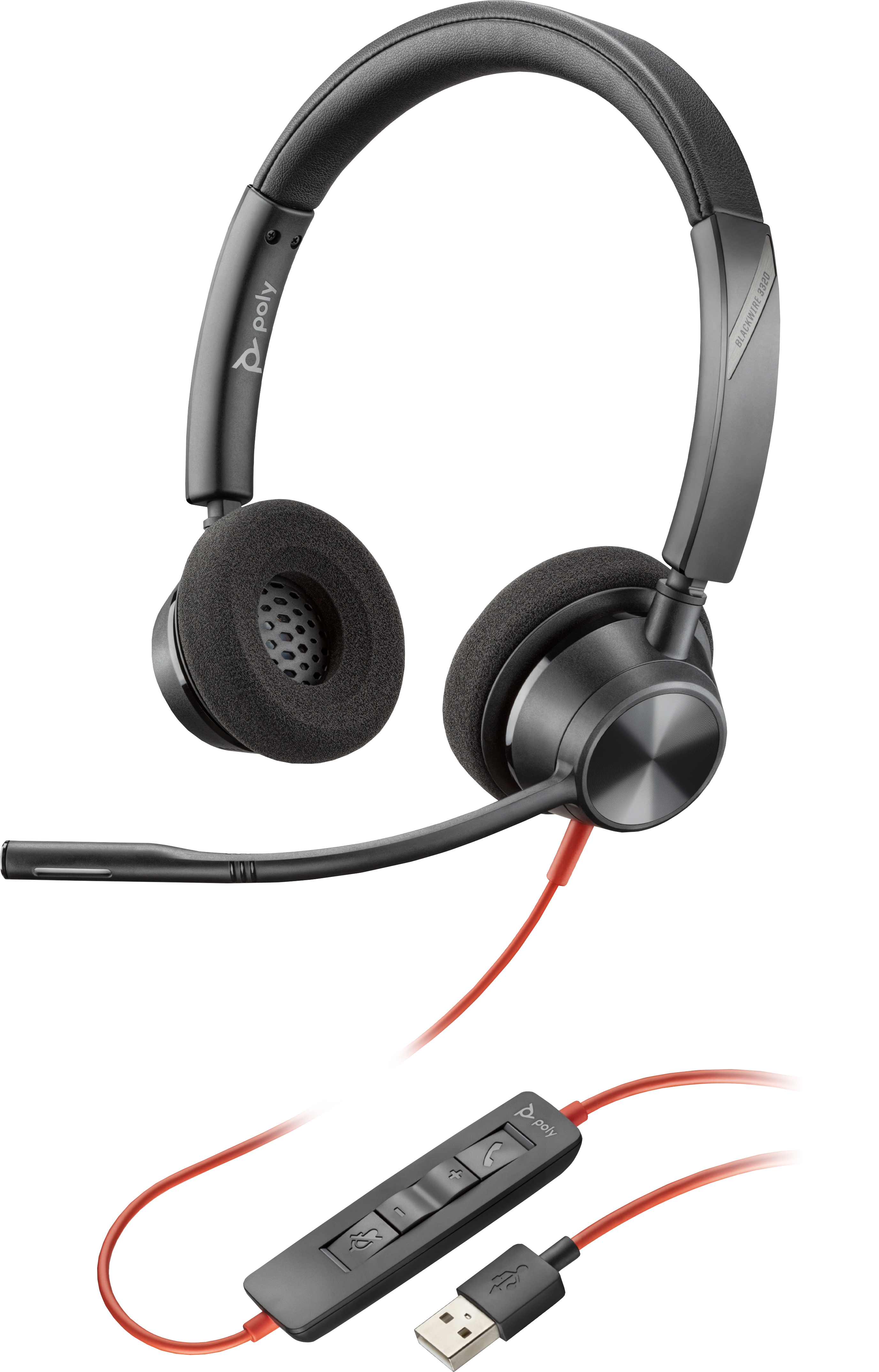 HP Poly Blackwire 3320 USB-A Headset Auricolare Cablato …
