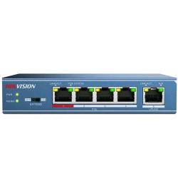Hikvision DS-3E0105P-E/M(B) 4 Port Fast Ethernet Unmanaged POE …