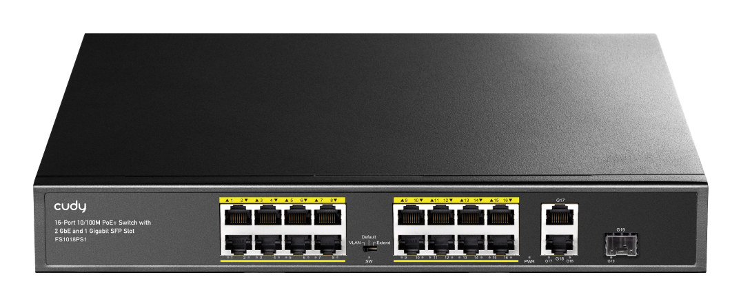 Cudy FS1018PS1 switch di rete Fast Ethernet (10/100) …