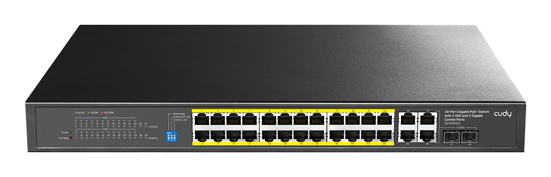 Cudy GS1028PS2 switch di rete Gigabit Ethernet (10/100/1000) …
