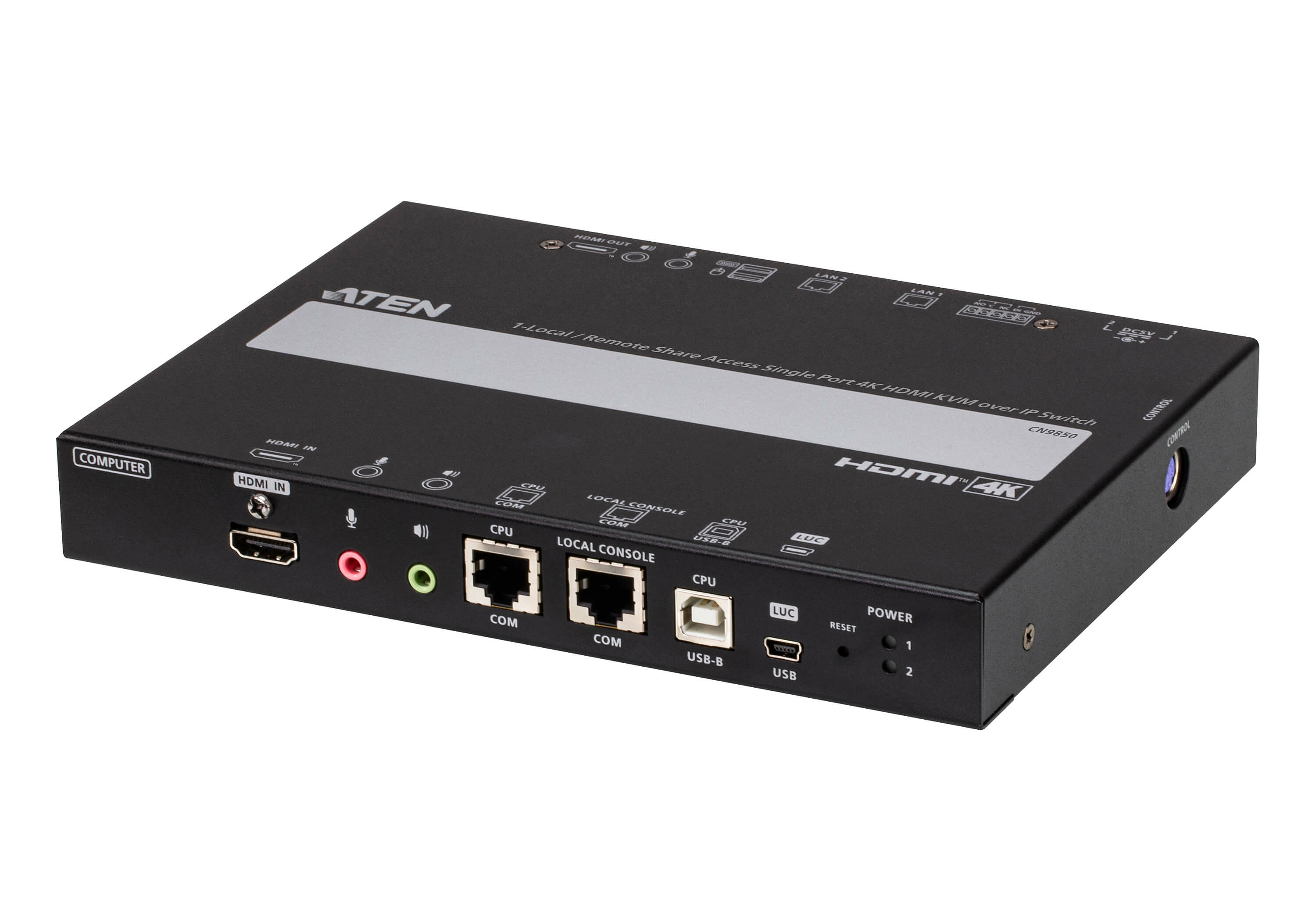 ATEN CN9850-AT-G switch per keyboard-video-mouse (kvm) Nero