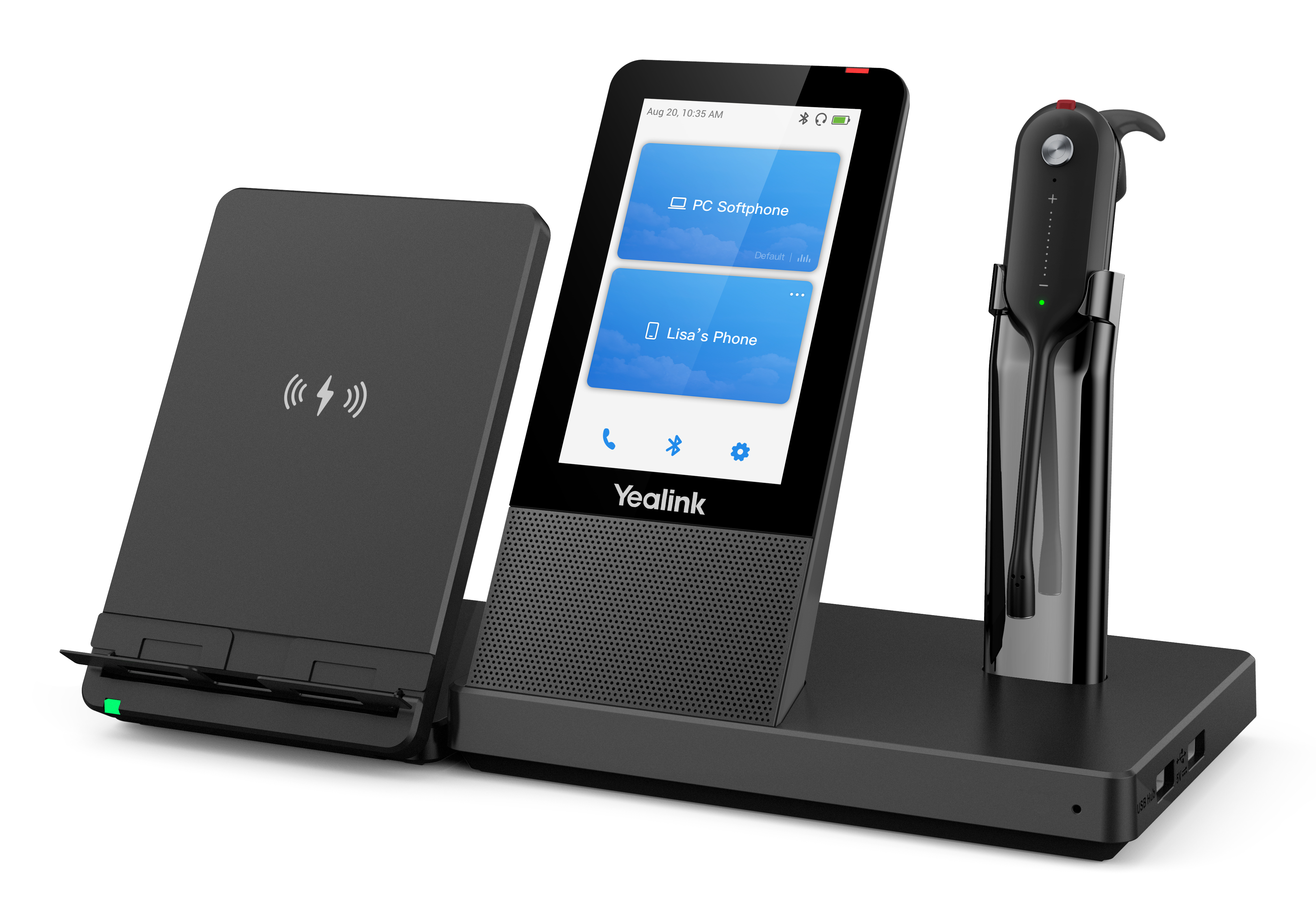 Yealink WH67 UC Auricolare Wireless A clip, A …
