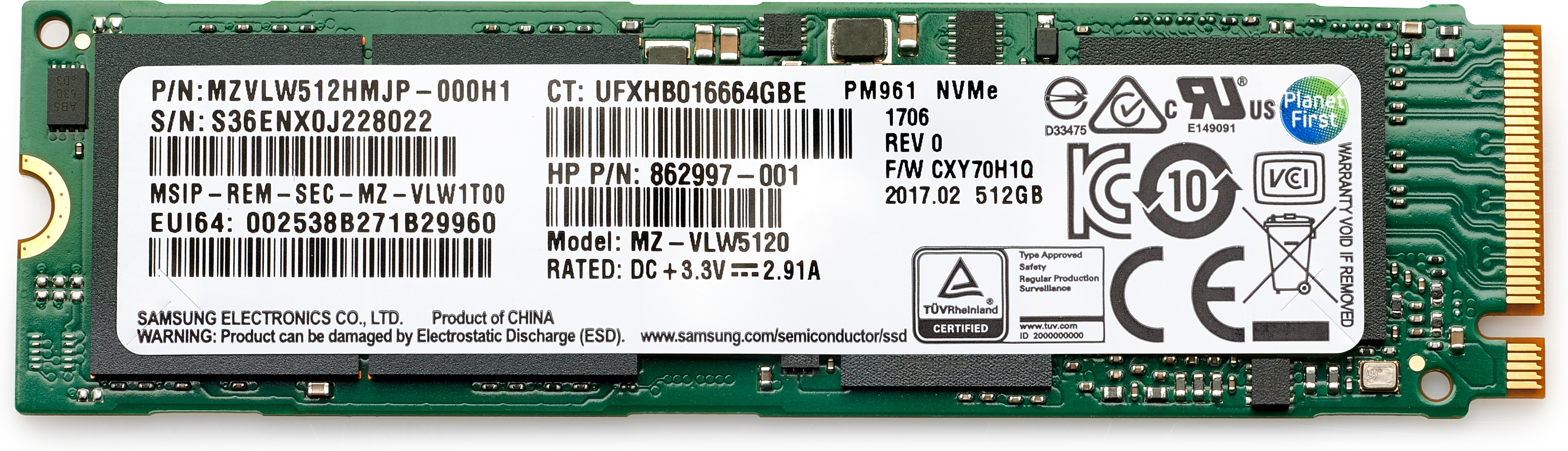 SSD TLC NVME 1TB PCIe-4x4