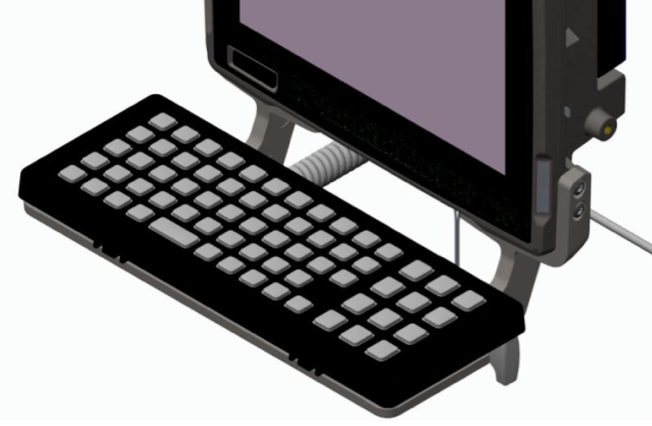 Zebra KT-KYBDTRAY-VC80-R lettero codici a barre e accessori