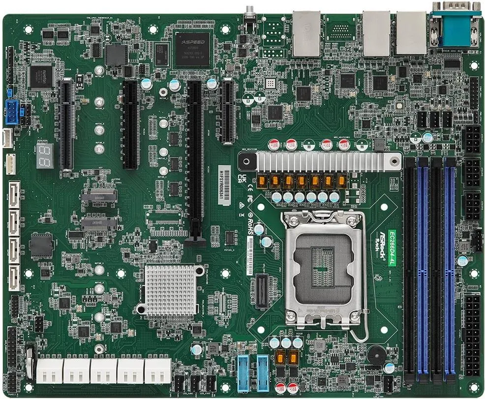 ASRock EC266D4-4L, 1xSKT LGA 1700, Intel E-2400, C266, …