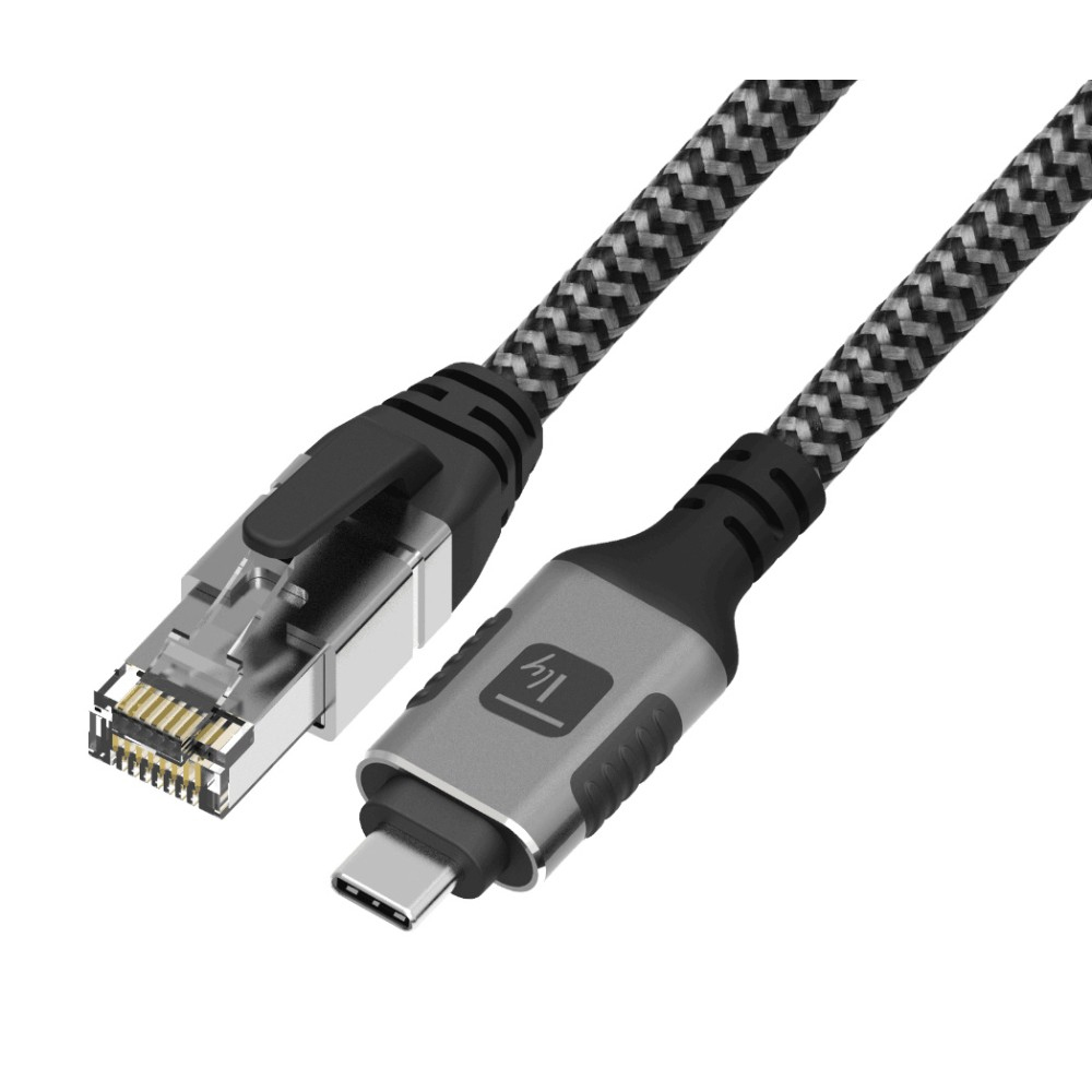 Techly ICOC U3C-RJ45-010 Adattatore/Cavo di rete USB-C a …