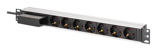 Striscia di alimentazione PDU Rack 19" con interruttore …