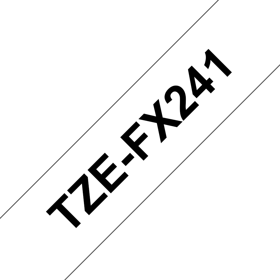 Brother TZE-FX241 nastro per etichettatrice Nero su bianco …