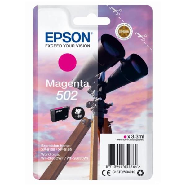 Epson 502 cartuccia d'inchiostro 1 pz Originale Resa …