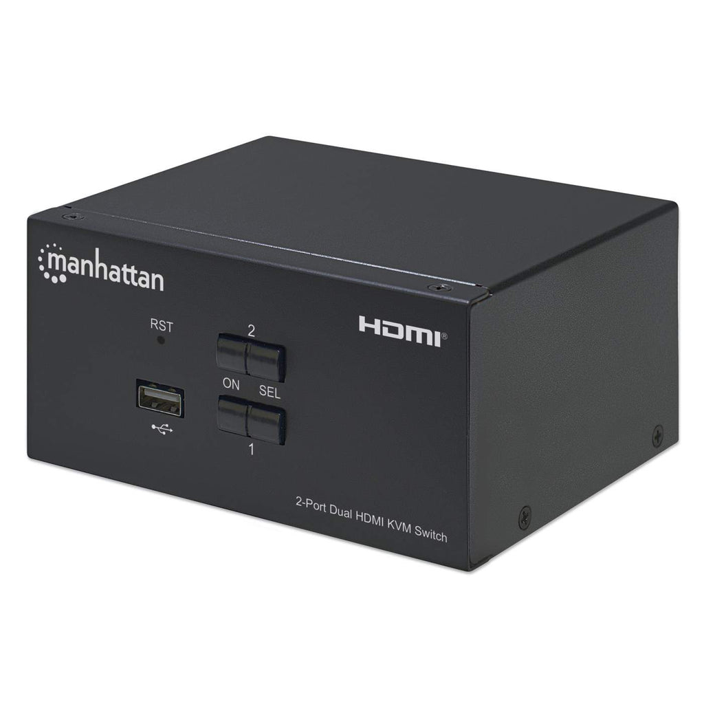 Manhattan 153522 Switch KVM 2/1 USB HDMI 4K