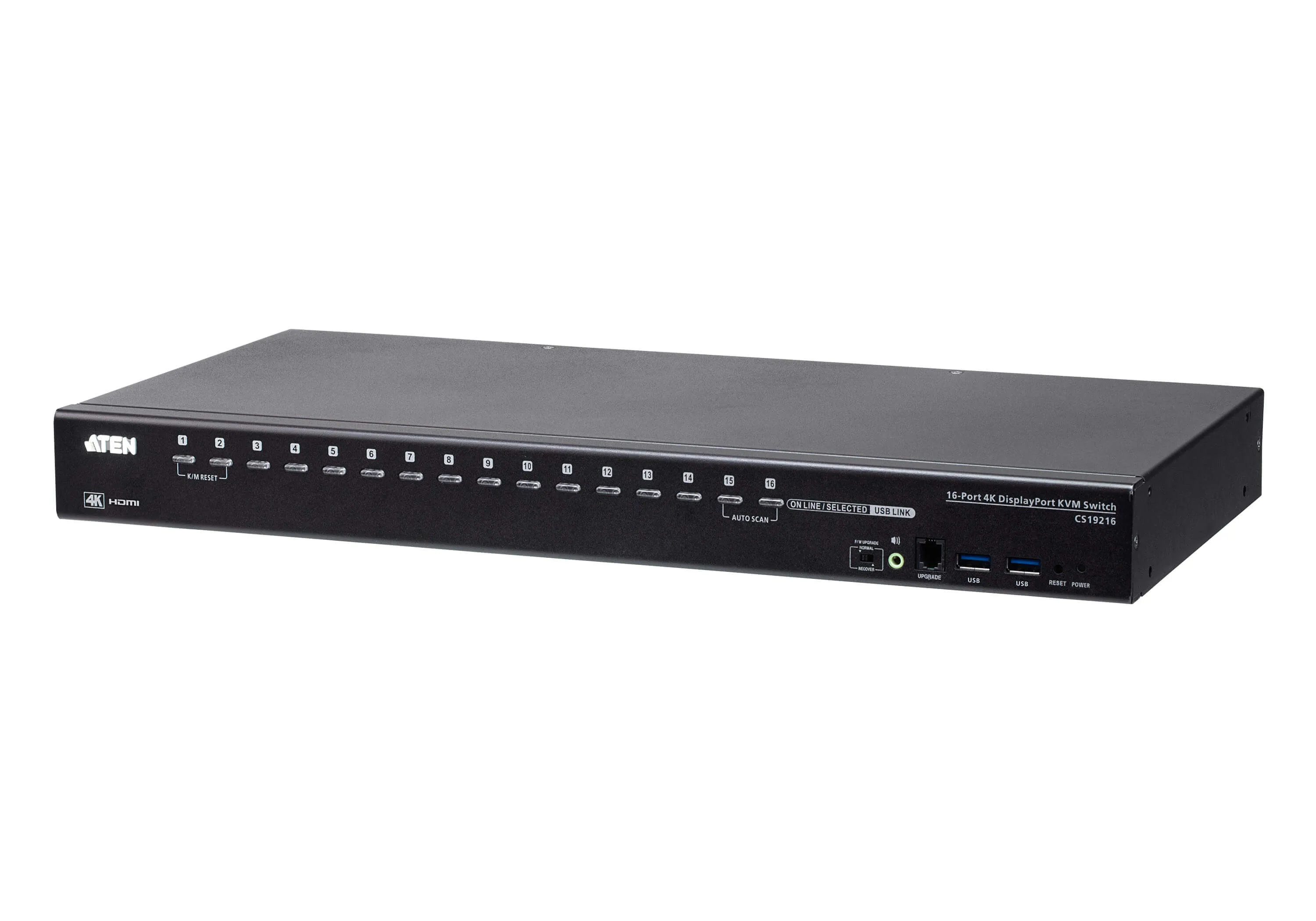 ATEN CS19216-AT-G switch per keyboard-video-mouse (kvm) Nero
