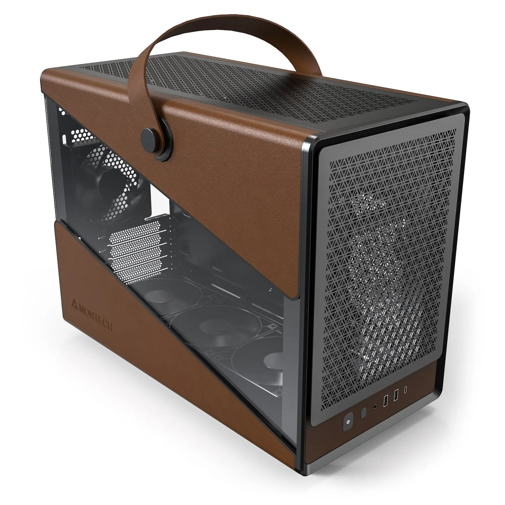 Montech Heritage Pro, Midi-Tower, mATX, Vetro Temperato - …