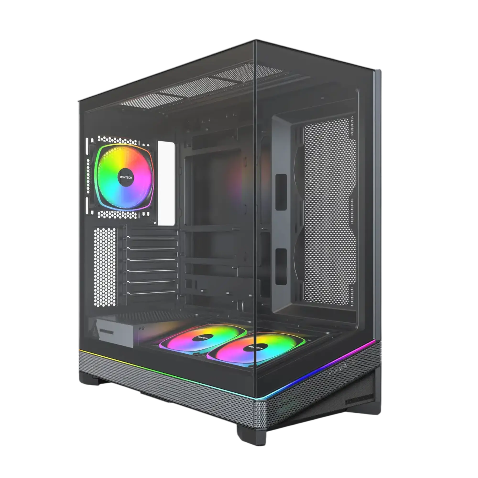 Montech Sky 3, Midi-Tower, ATX, ARGB, Vetro Temperato …