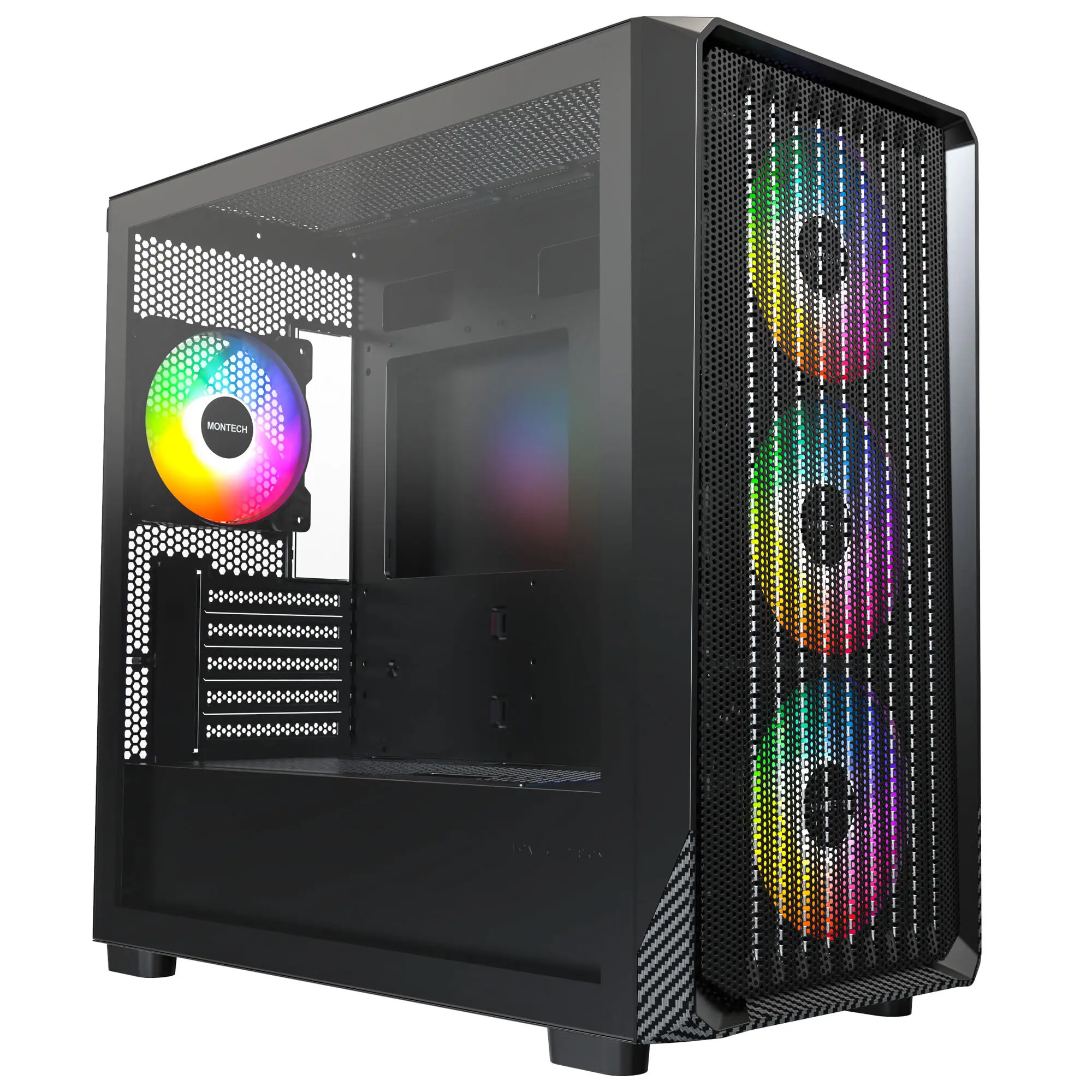 Montech X5M, Midi-Tower, Micro-ATX, ARGB, Vetro Temperato - …
