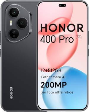 Honor 400 Pro 12+512GB 6.7"5G Midnight Black DS …