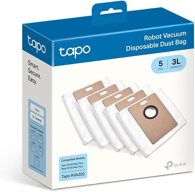SACCHETTO per ASPIRAPOLVERE TP-LINK Tapo RVA202 - monouso …