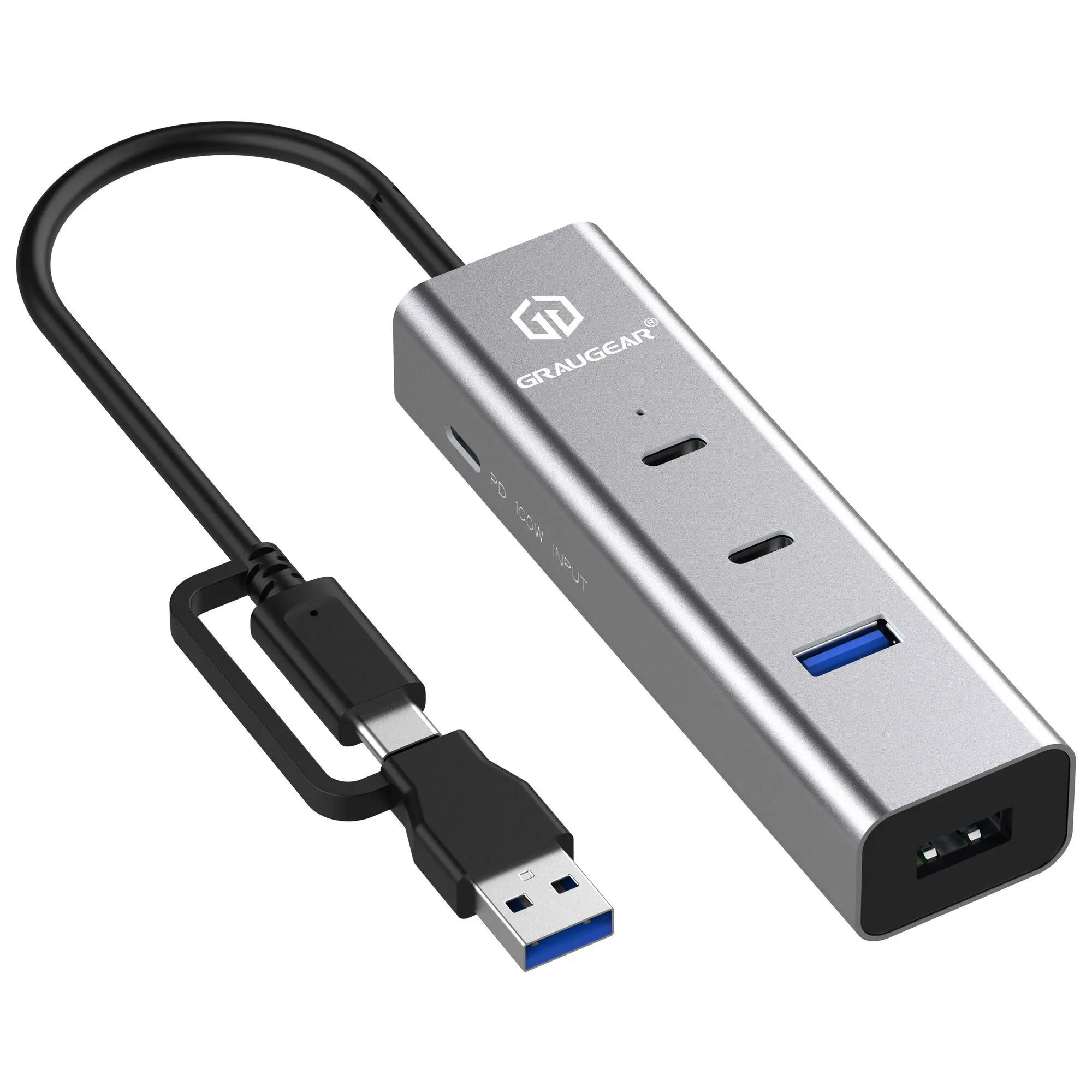 Graugear G-HUB2A2C1-PD Hub USB 3.2 Gen1 a 4 …