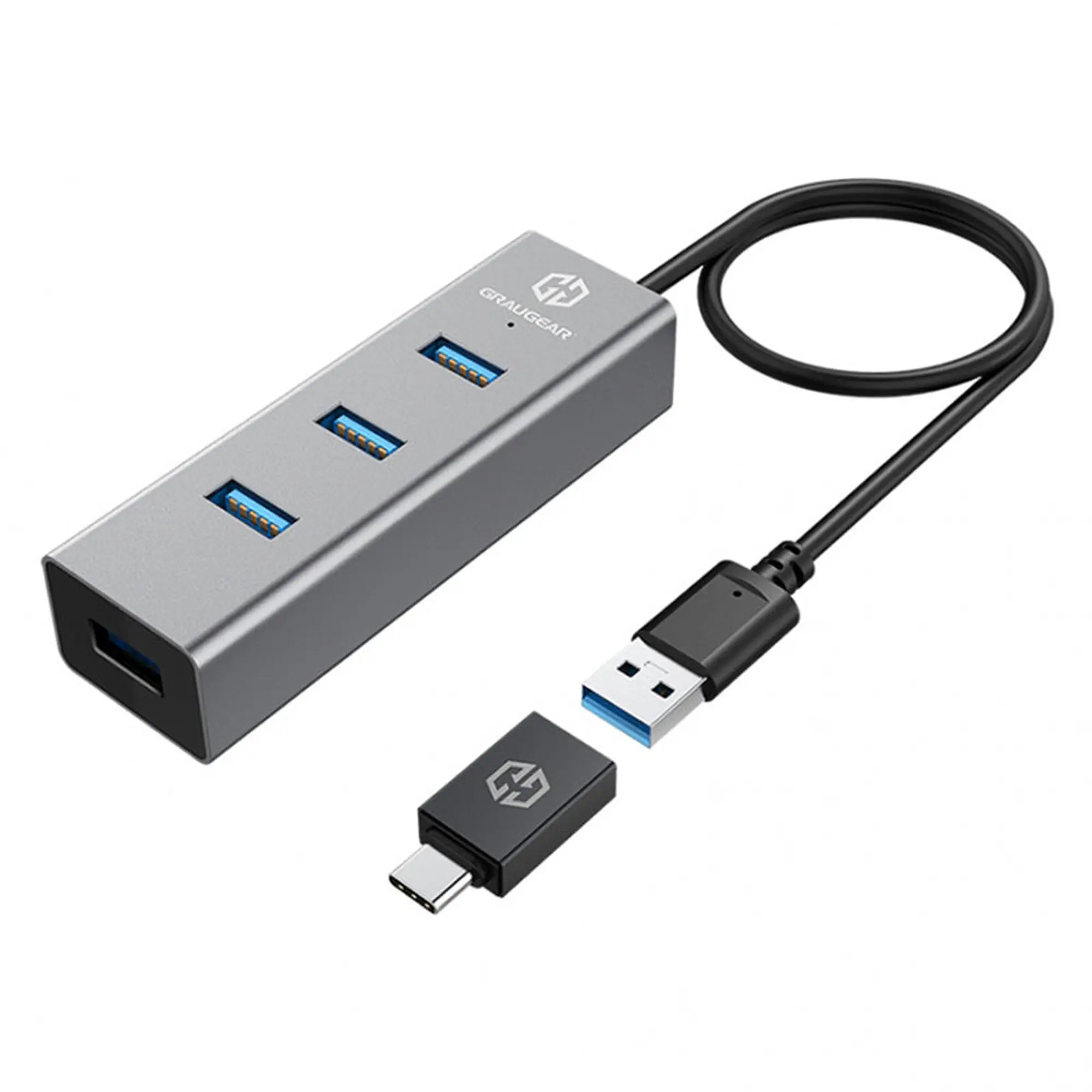 Graugear Hub USB 3.0 4 Porte USB-A 5 …