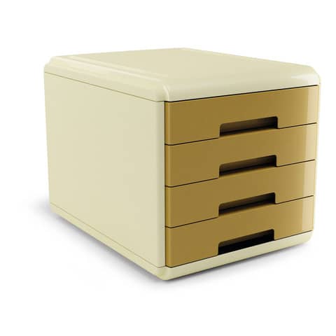 Cassettiera Vintage Caramel - 4 cassetti - 29,5 …