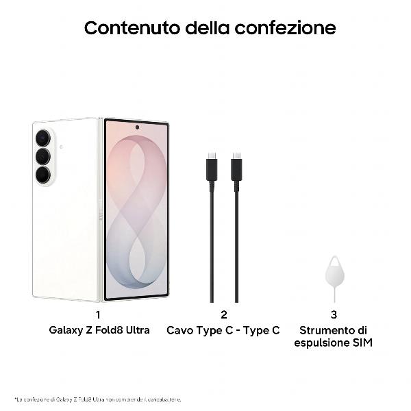 Samsung Galaxy Z Fold8 Ultra, 1TB, Cream, Processore …