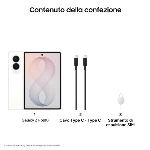 Samsung Galaxy Z Fold8, 1TB, Cream, Nuovo formato, …
