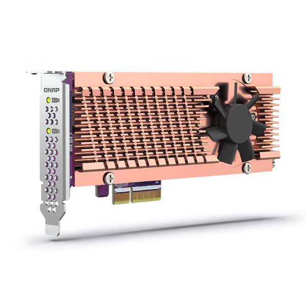 QNAP QM2-2P-344A, PCIe, M.2, PCIe 3.0, Marrone, Grigio, …
