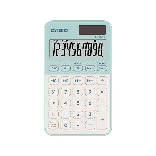 Calcolatrice tascabile SL-310YC - 10 cifre - verde …