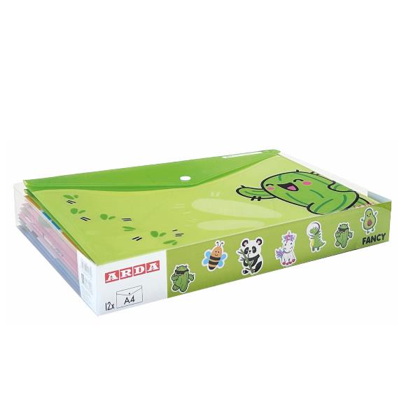 Busta c/bottone Fancy - PP - A4 (21 …
