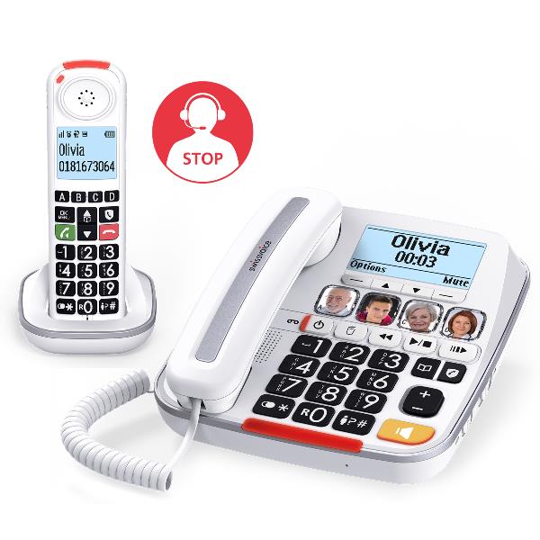 TELEFONIA FISSA - SWISSVOICE TELEFONO COMBO Xtra 3355