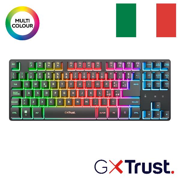 Trust GXT 831, Tenkeyless (80 - 87%), Con …