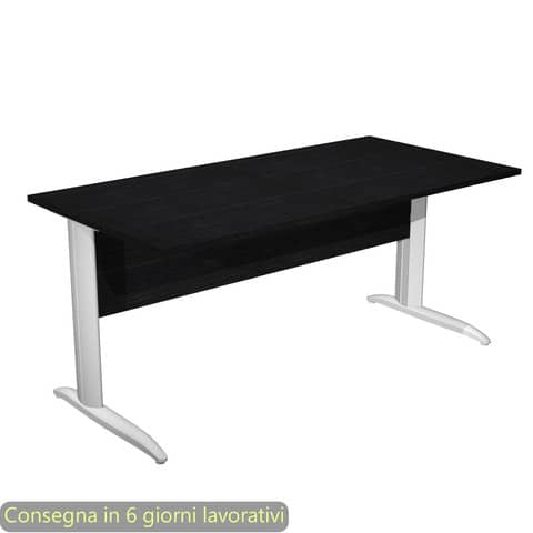 Scrivania lineare Easy - 160 x 80 x …
