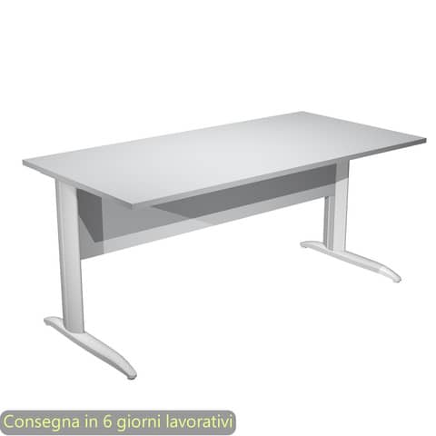 Scrivania lineare Easy - 140 x 80 x …