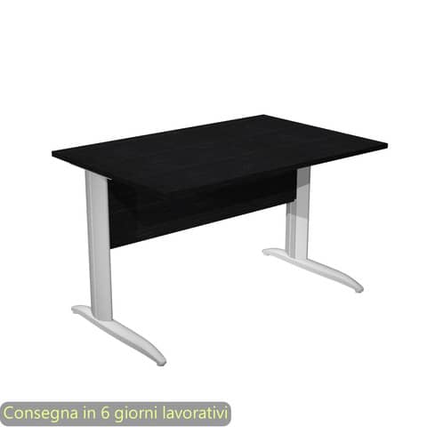 Scrivania lineare Easy - 120 x 80 x …