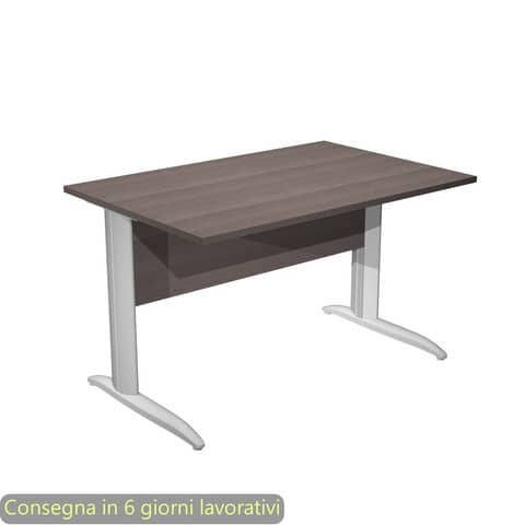Scrivania lineare Easy - 120 x 80 x …