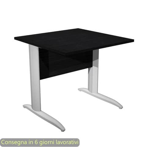 Scrivania lineare Easy - 80 x 80 x …