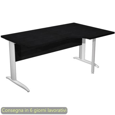 Scrivania Compact Destro Easy - 160 x 60/80/100 …