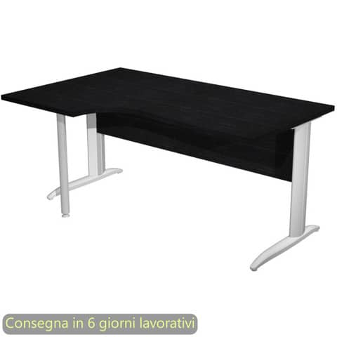 Scrivania Compact Sinistro Easy - 160 x 60/80/100 …
