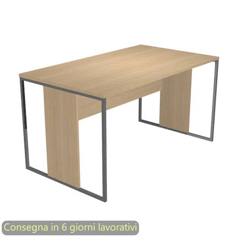 Scrivania singola Essence - 140 x 80 cm …