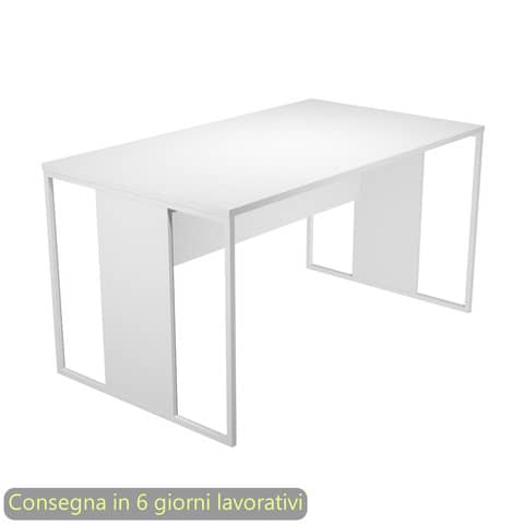 Scrivania singola Essence - 140 x 80 cm …
