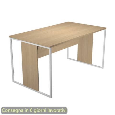 Scrivania singola Essence - 140 x 80 cm …