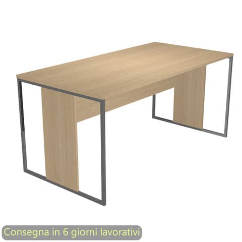 Scrivania singola Essence - 160 x 80 cm …