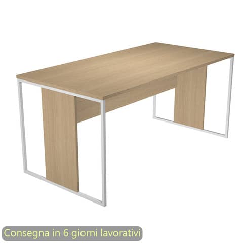 Scrivania singola Essence - 160 x 80 cm …