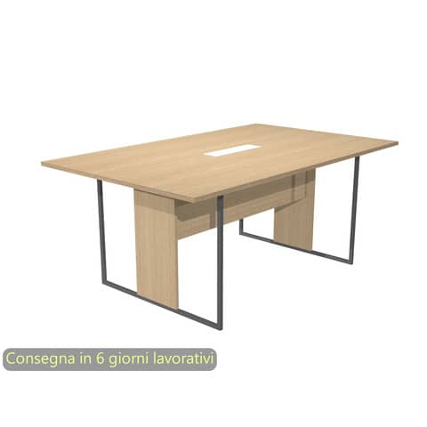 Tavolo riunione Essence - 180 x 110 cm …