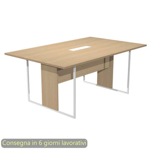 Tavolo riunione Essence - 180 x 110 cm …