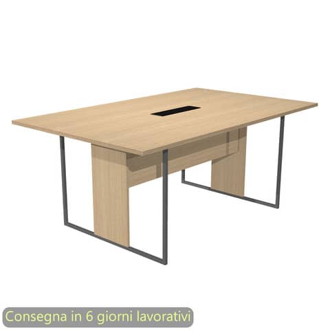 Tavolo riunione Essence - 180 x 110 cm …