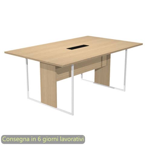 Tavolo riunione Essence - 180 x 110 cm …