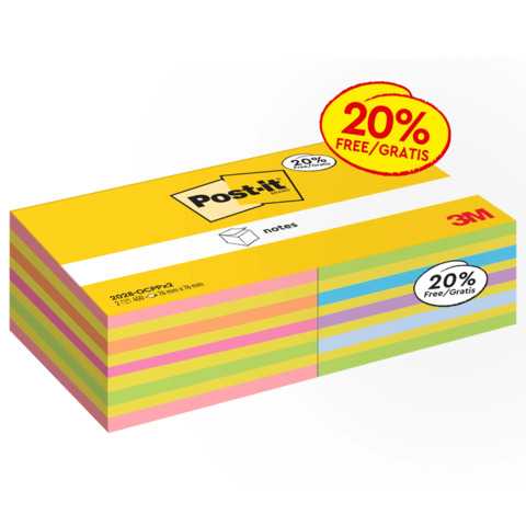 Blocco foglietti Post-it Cubo - 2028-0CPPX2 - 76 …