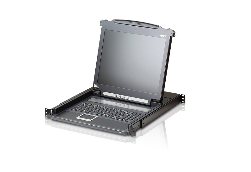 ATEN SINGLE RAIL 19" LCD CONSOLE IT