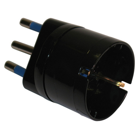 Adattatore semplice - spina 2P+T 16 A - …