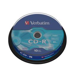 Verbatim - Scatola 10 CD-R Data Life serigrafato …